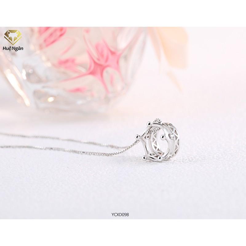 Dây chuyền bạc 925 Huệ Ngân - Vương miện Công chúa YCXD098