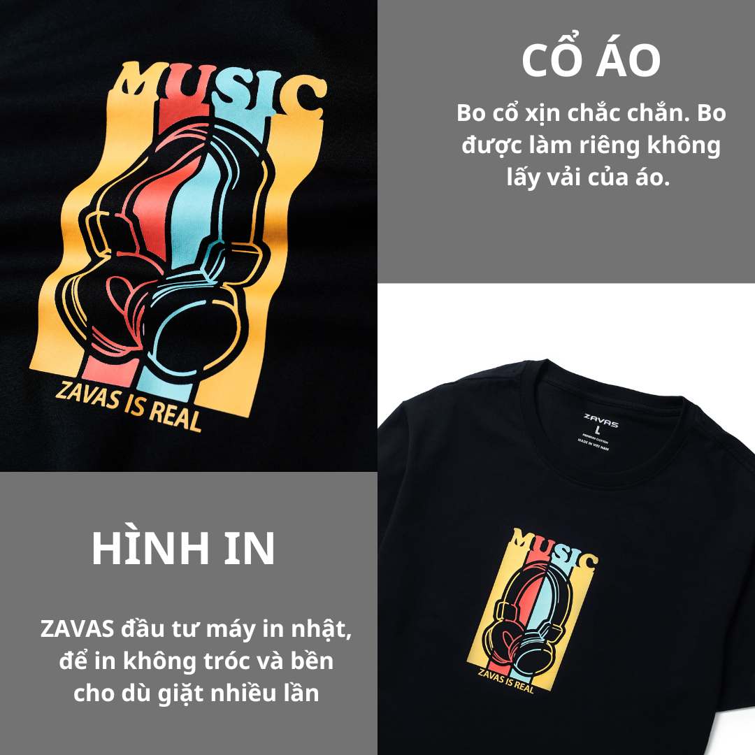 Áo thun nam cổ tròn chất vải cotton 4 chiều xuất xịn, mát mẻ, dày mịn sang trọng - ZAVAS