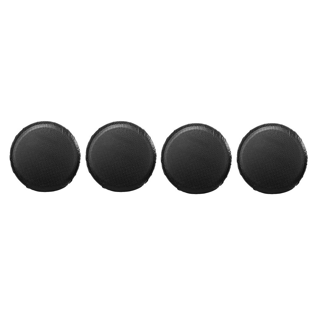 4pcs Trailer Camper, RV Motorhome Universal Fits Tire Covers, Black