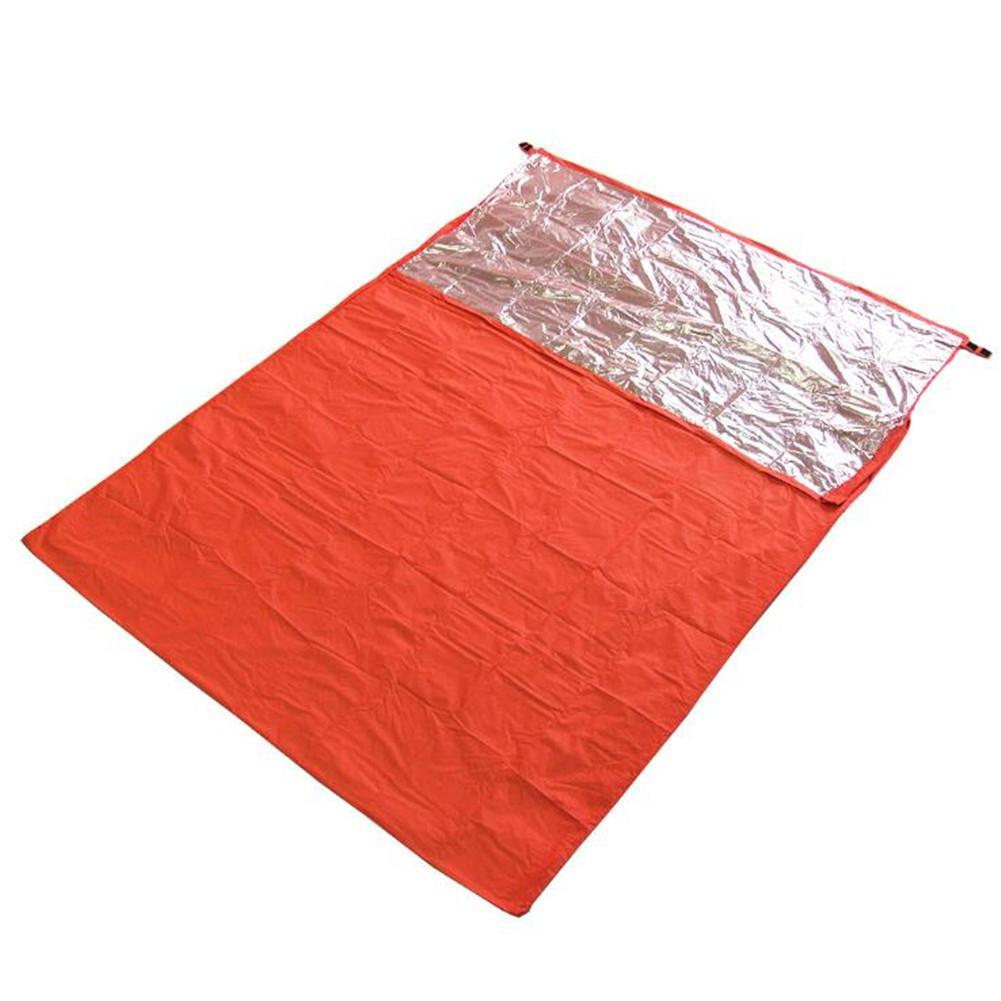 Cắm Trại Cách Nhiệt Túi Ngủ Trên Dành Cho Leo Núi, Cắm Trại Phiêu Lưu Chăn Giữ Nhiệt Cứu Hộ Khẩn Cấp Đôi Buồn Ngủ Túi Người Lớn