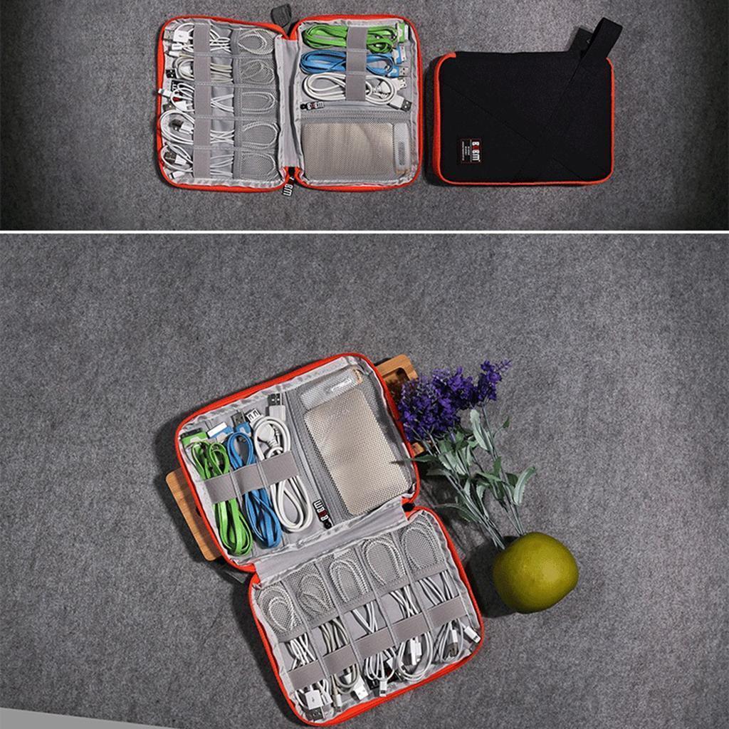 USB Cable Earphone Flash Drive Travel Mini bag Storage Pouch