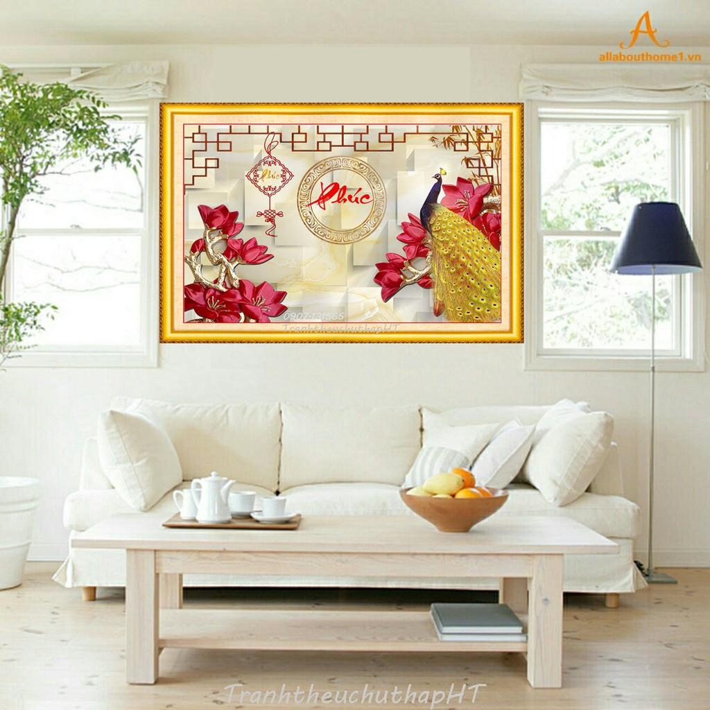 Tranh đính đá chữ phúc VS230 – Tự đính