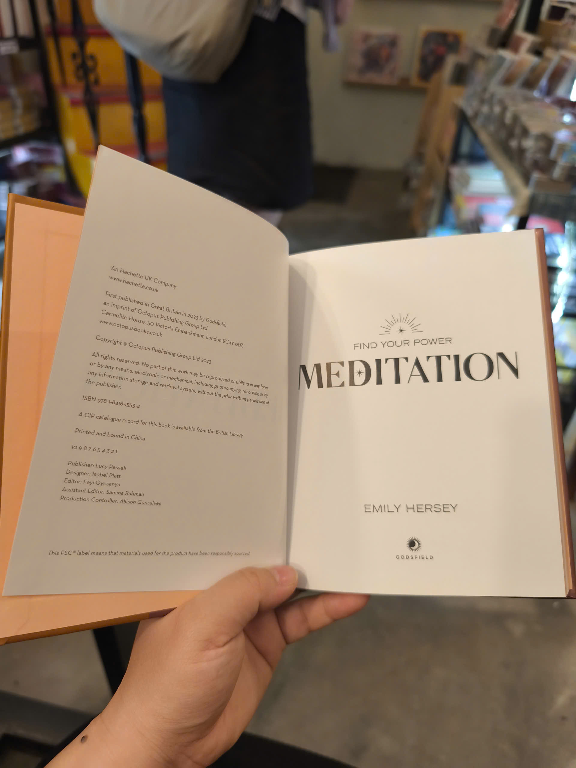 Sách - Find Your Power: Meditation by Emily Hersey | Self Help / Ngoại văn Nhập khẩu / Bìa cứng