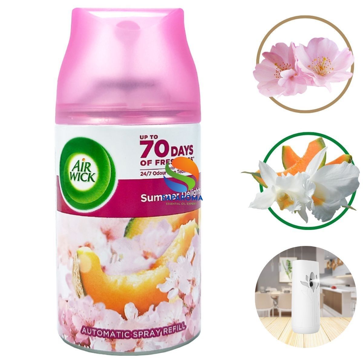 Combo 2 Bình xịt thơm phòng Air.Wick 250ml, nhập khẩu Châu Âu