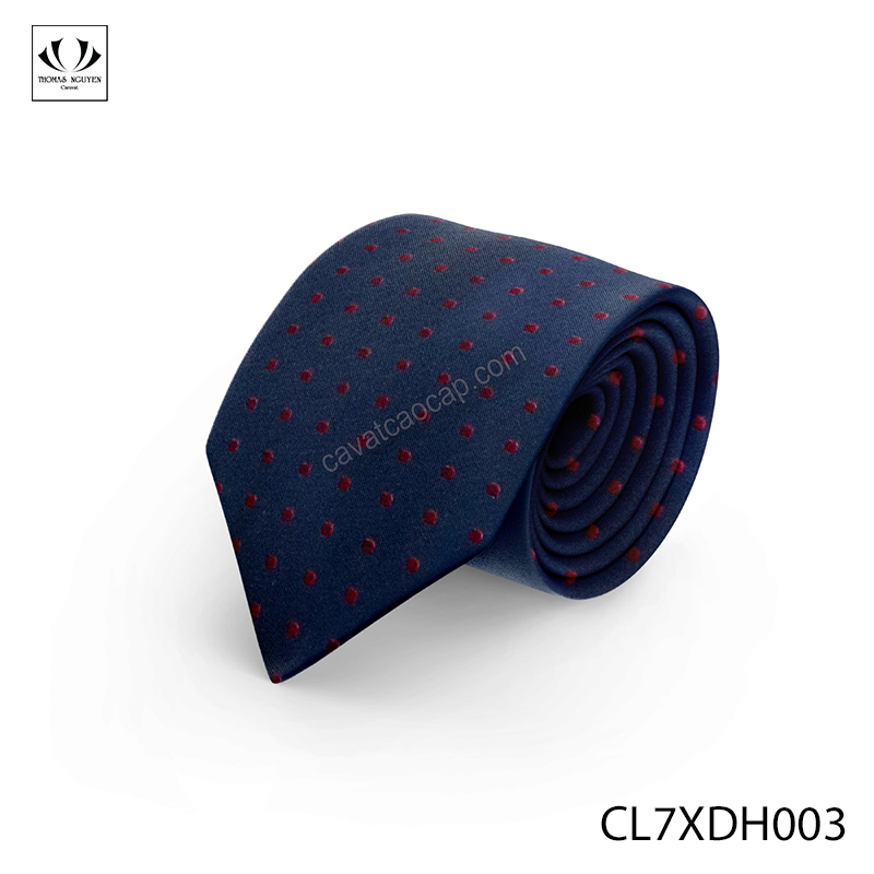 Cà vạt nam, cà vạt bản vừa, cà vạt bản 7cm - Cà vạt bản vưà họa tiết