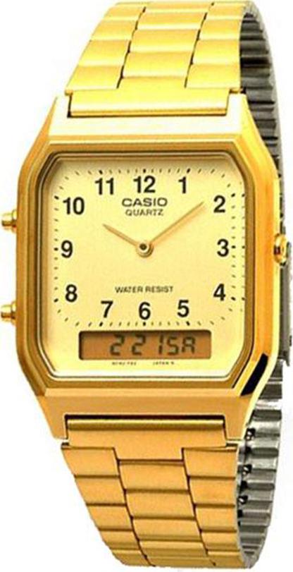 Đồng hồ Unisex Casio Vintage AQ-230GA-9BM dây kim loại