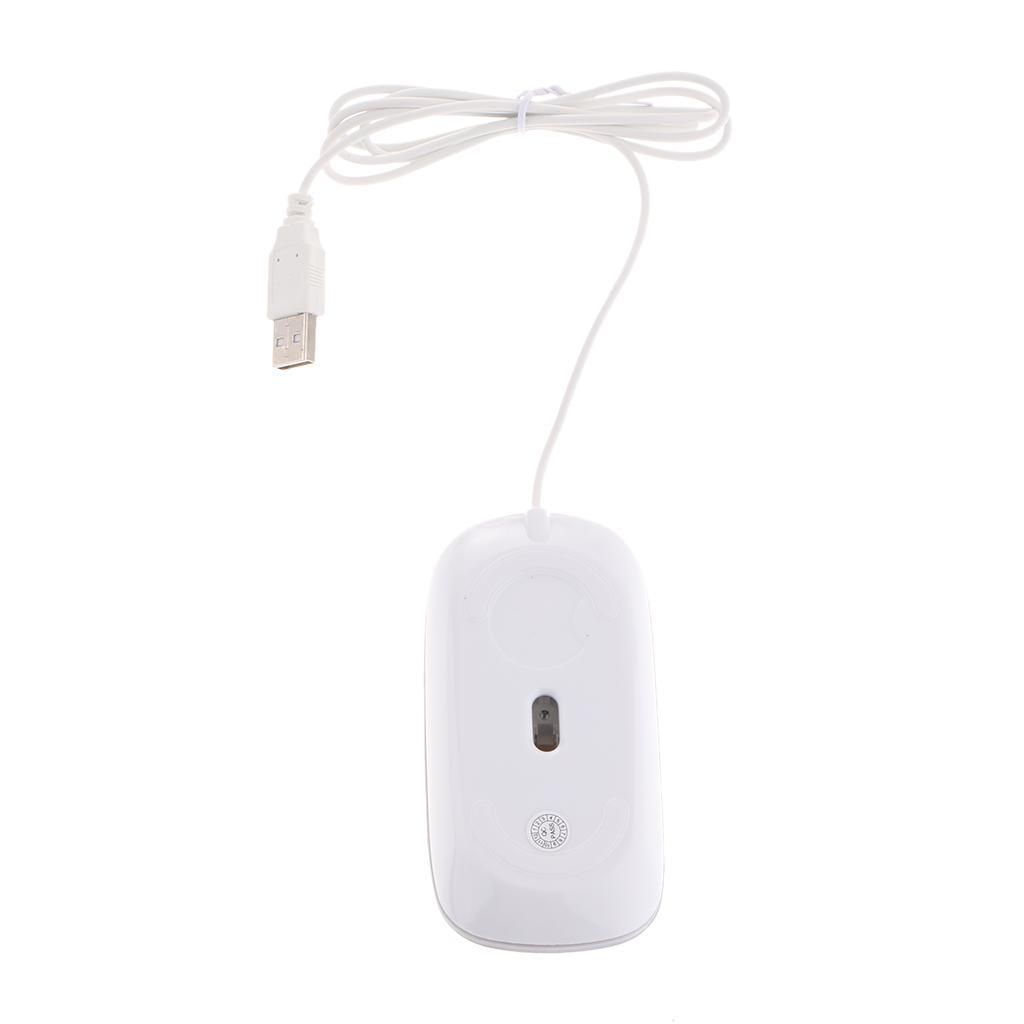 Thin Slim USB Optical Mouse for PC Laptop Windows -