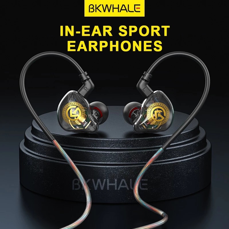 Tai nghe cao cấp có dây type C Bkwhale 8D Âm thanh vòm Bass Micrô khử tiếng ồn - miếng lót chuột