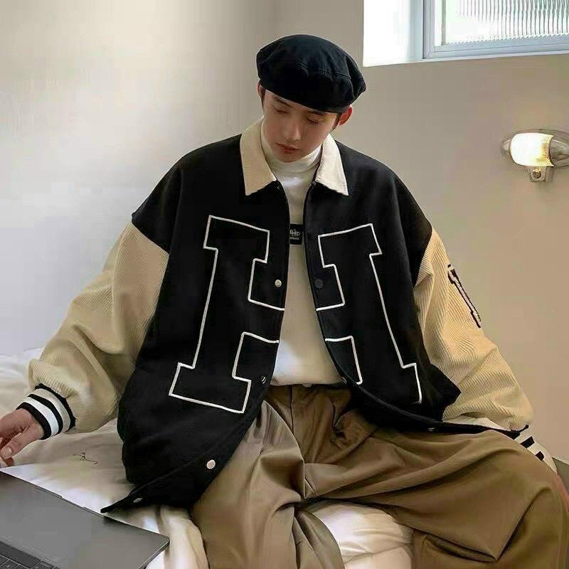 Áo Khoác Dù Chữ H siêu đẹp - form rộng , thời trang unisex siêu đẹp - phong cách hàn quốc cực hot THỜI TRANG NAM 1