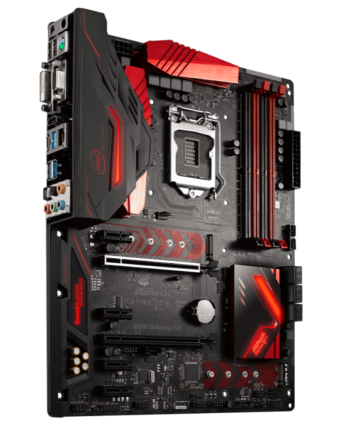 Mainboard ASROCK B250 Gaming K4  Hàng Chính Hãng