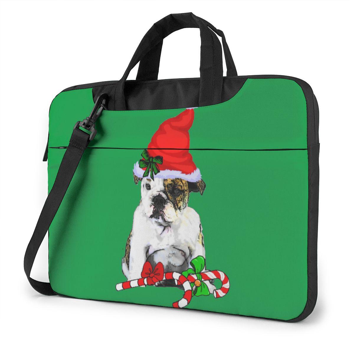 Bulldog Laptop Túi Kinh Doanh Có Tay Cầm Túi Máy Tính Bảo Vệ Dễ Thương Laptop Túi