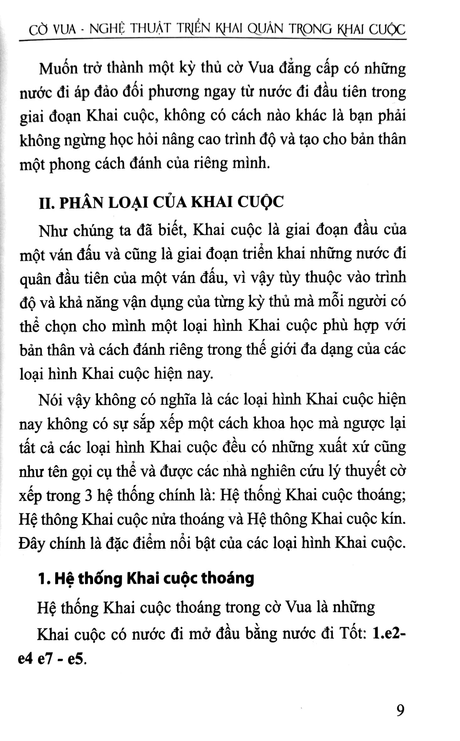 Cờ Vua - Nghệ Thuật Triển Khai Quân Trong Khai Cuộc (Tái Bản 2023)