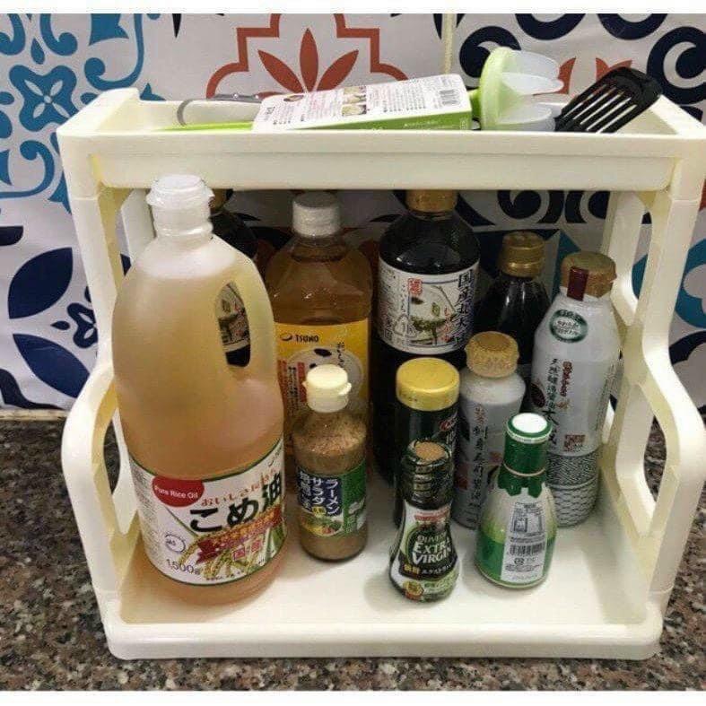 KỆ ĐA NĂNG ĐỰNG GIA VỊ CHỮ H, ĐỂ ĐƯỢC MỌI VỊ TRÍ MÀ KHÔNG CẦN KHOAN TƯỜNG