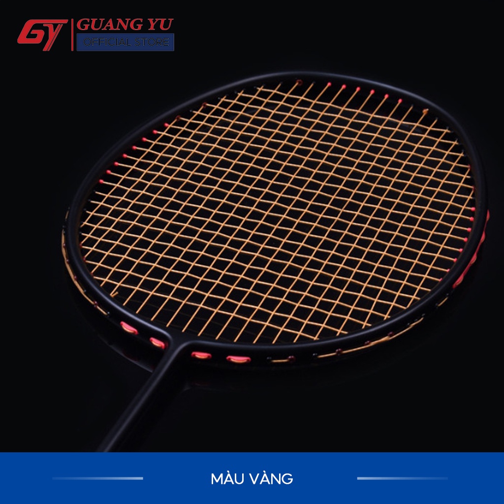 Vợt Cầu Lông GUANG YU 4U Khung Full Carbon Siêu Cứng, Vợt Chuyên Công, Căng Sẵn 11kg- V03