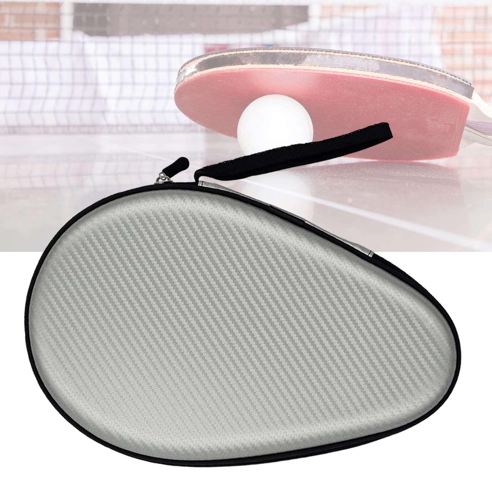 Table Tennis Racket Bag EVA Durable  Pong Paddle Bag for Travel Outdoor Indoor