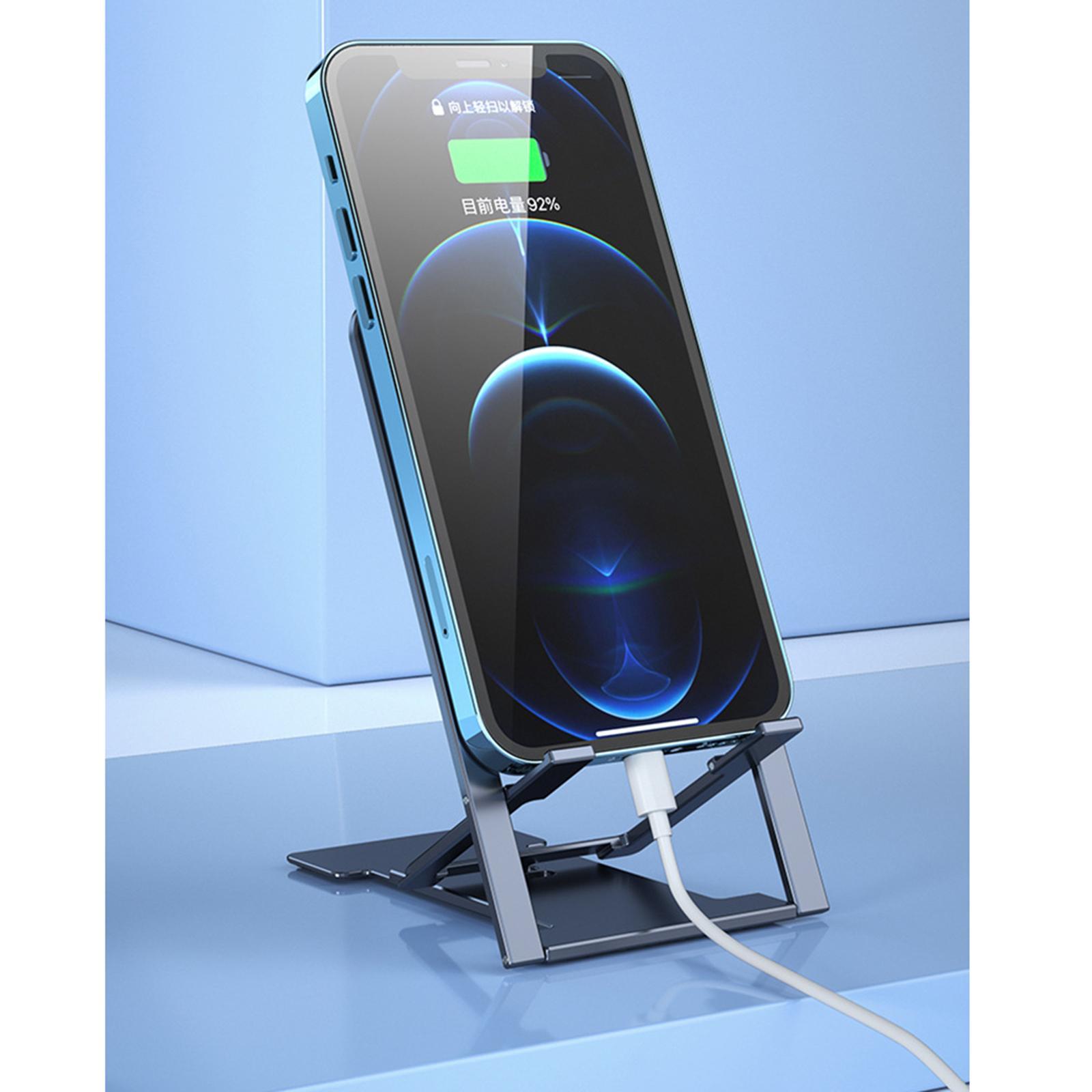2PCS Foldable Phone Holder Stand Portable for Tablet Office Online Courses