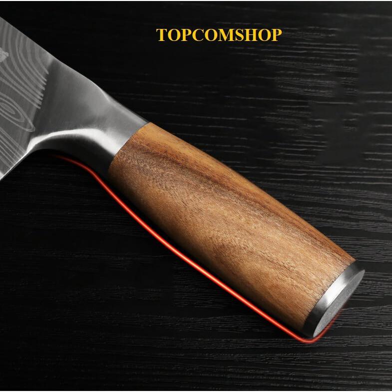 DAO - DAO BẾP NHẬT BẢN SANTOKU MÃ b7DT124 nt topcomshop vn