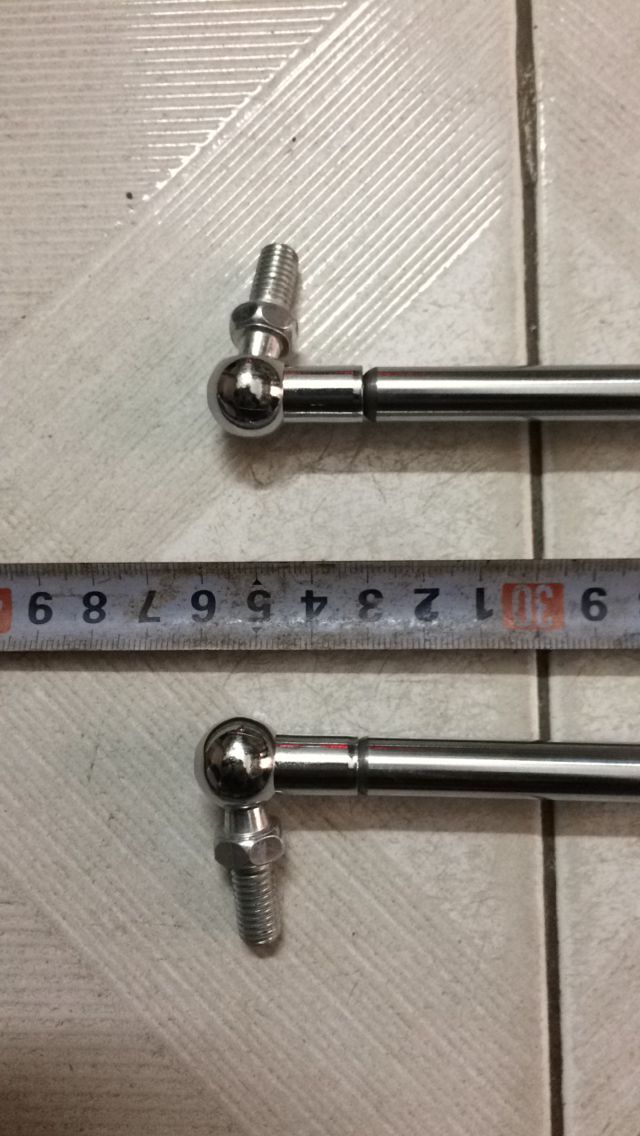 Ty chống nắp capo các loại xe 350 mm