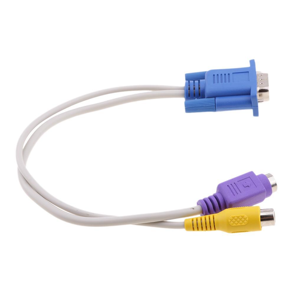 VGA to -Video Cable Adapter for Laptop PC