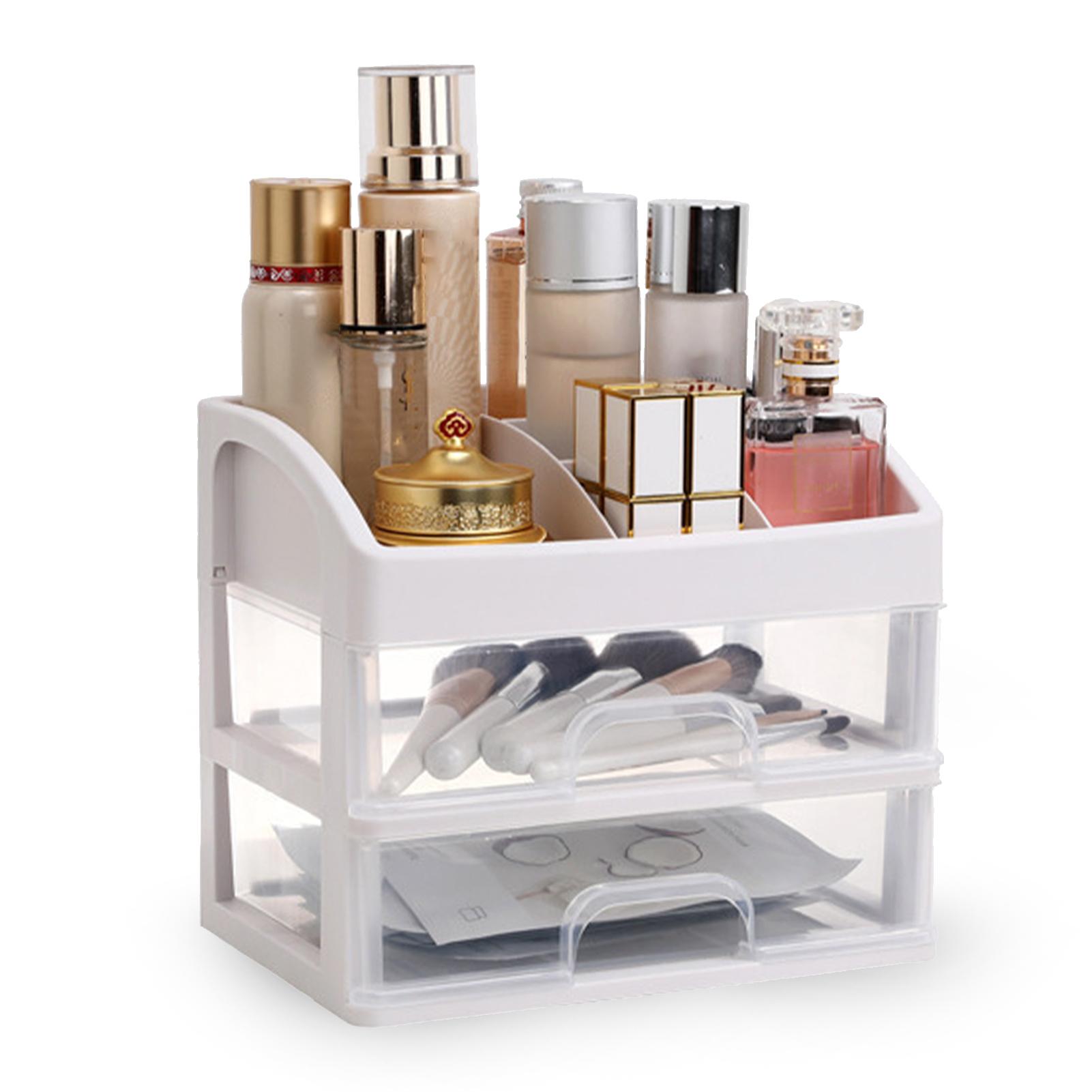 Hộp đựng dụng cụ makeup bằng nhựa có ngăn kéo