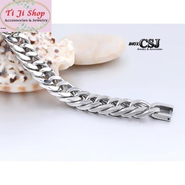 LẮC TAY NAM LẶC ĐÔI INOX 10LY KHÓA BỘ