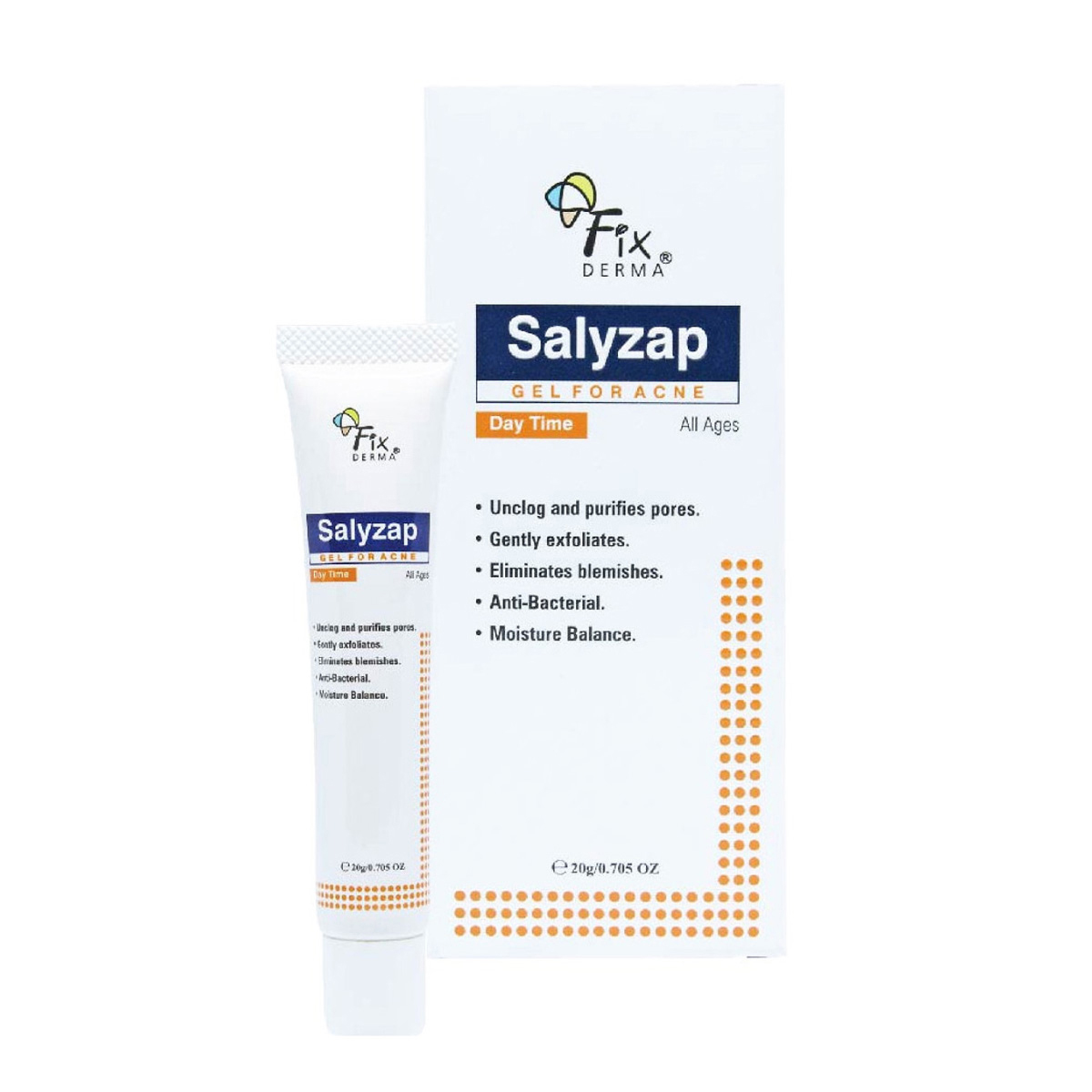 Gel Trị Mụn Fixderma Salyzap Gel For Acne (Dùng ban ngày) 20g