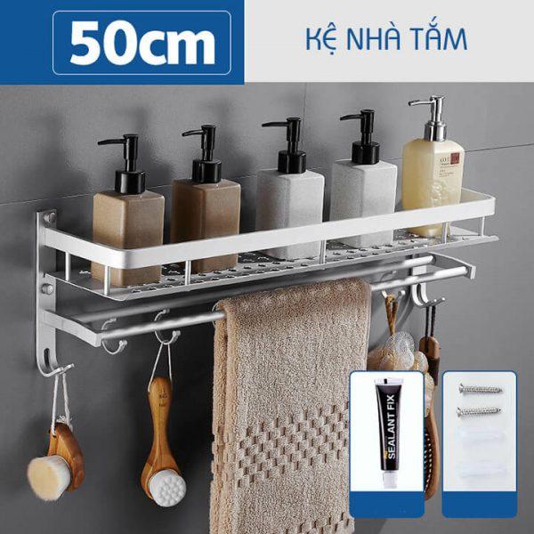 Giá Treo Khăn Có Móc Gắn Tường Tiện Lợi MT09