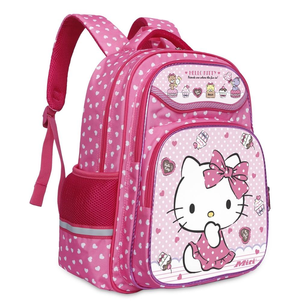 Balo Học Sinh Hello Kitty Siêu Nhẹ Dành Cho Bé Gái BL1076WL_KIT2