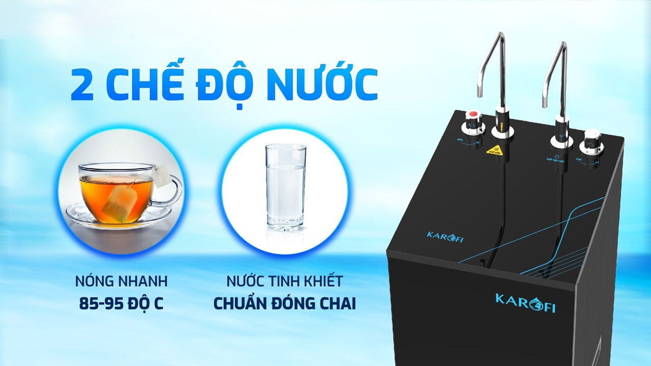 Máy lọc nước nóng nguội Karofi KAH-D18 - HÀNG CHÍNH HÃNG - CHỈ GIAO HCM