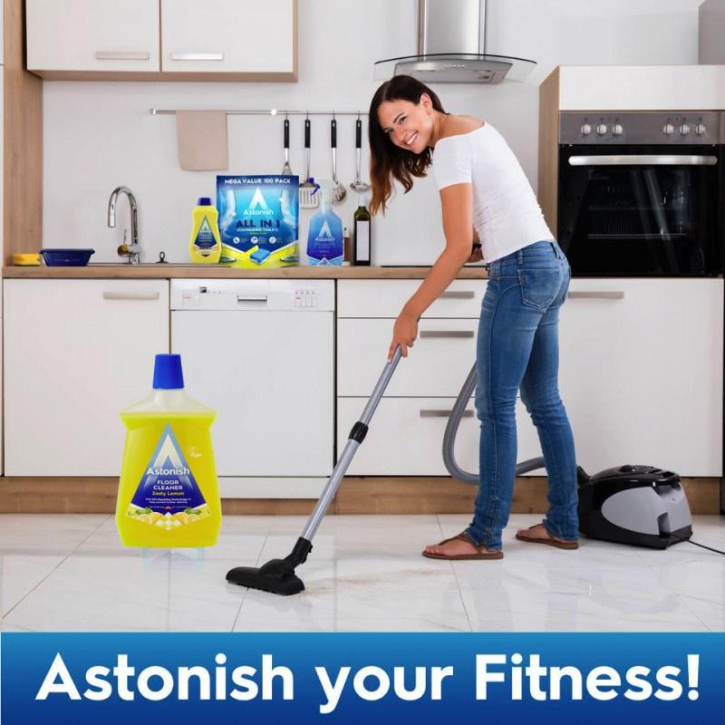 Nước lau sàn lau sàn nhà đuổi muỗi khử mùi diệt khuẩn ASTONISH 1 lít C6120