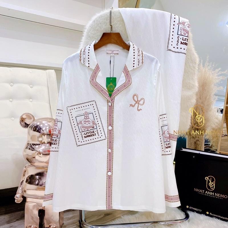 Bộ Pyjama Lụa Thiết Kế QC Mẫu Hot Mềm Mịn