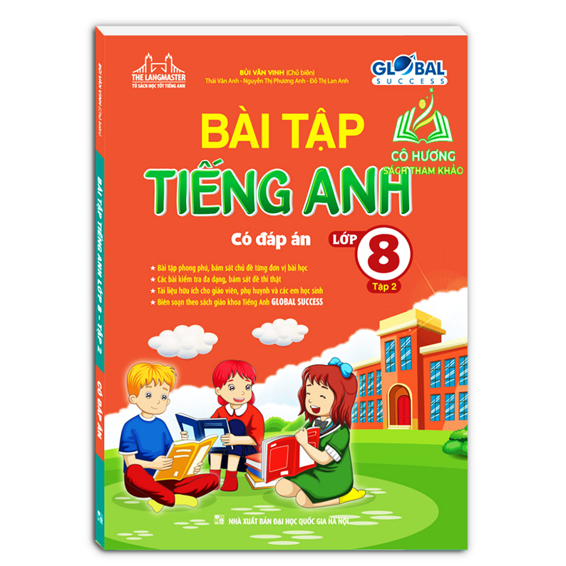 Sách - Bài tập tiếng anh lớp 8 tập 2 GLOBAL SUCCESS (có đáp án) ( MT )