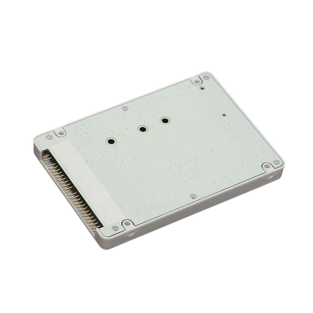 2Pack M.2 NGFF  SSD to 2.5 SATA Adapter Card with Case 100*70*10mm White