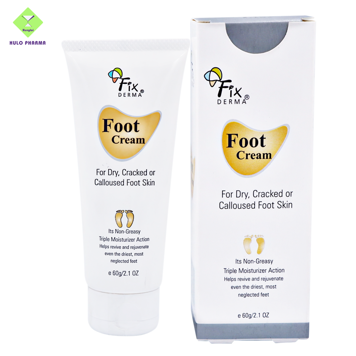 Kem Dưỡng Mềm Mịn, Chống Nứt Nẻ Gót Chân Fixderma Foot Cream - 60gr