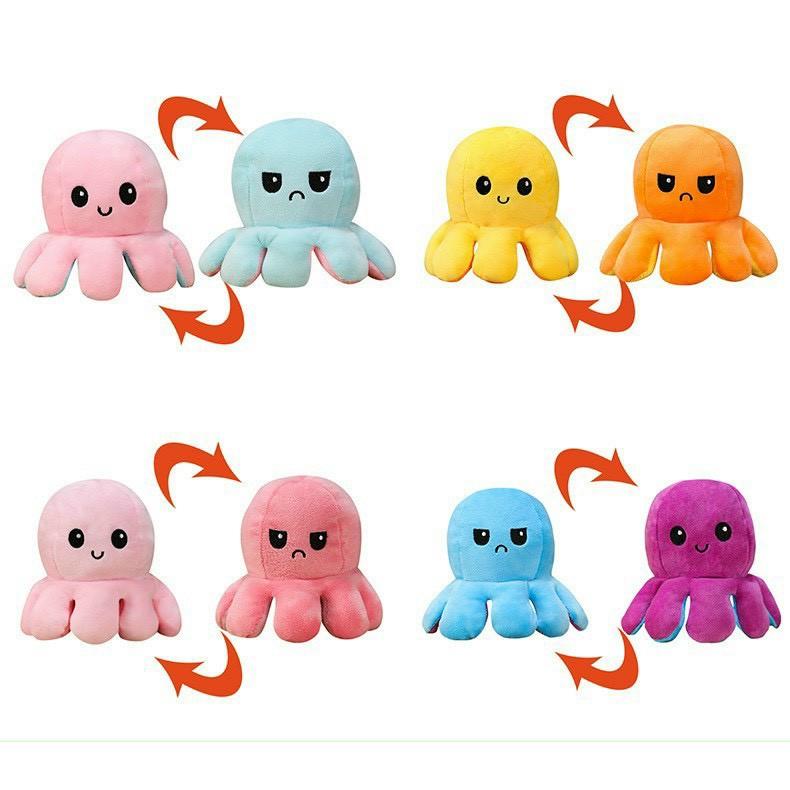Thú nhồi bông Bạch tuộc cảm xúc 2 mặt BABY - HOT nhất 2021 - MiuSua