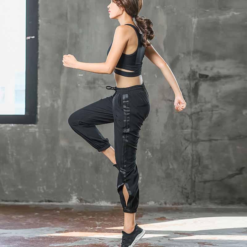 Quần Thể Thao Nữ Mùa Hè Tập Gym Chạy Bộ Nữ Quần Tập Thể Dục Thoáng Huấn Luyện Quần Tập Yoga Thể Dục Sweatpant Chạy Thể Thao