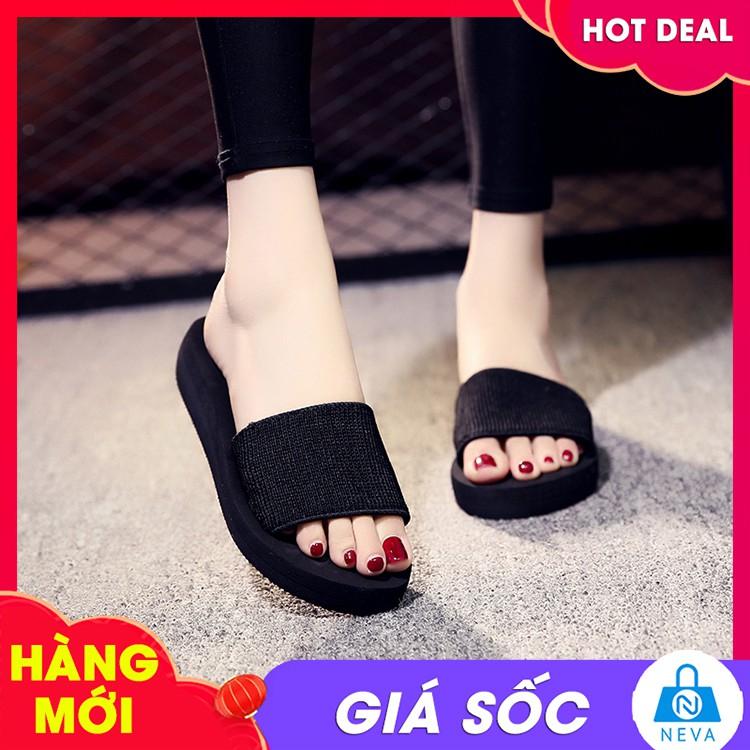 Dép Nữ Mùa Hè Cao 4cm mẫu mới 2019 NEVA3003