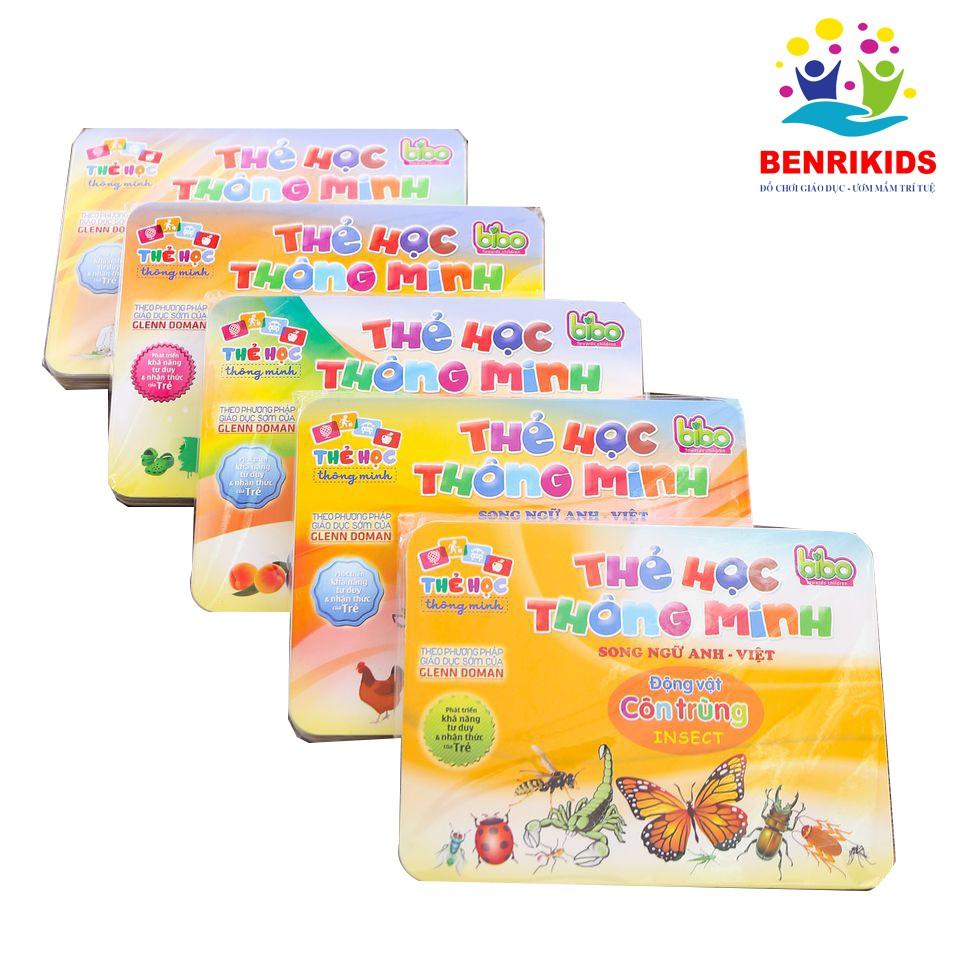 Thẻ Học Song Ngữ Anh-Việt cho bé Chủ Đề Côn Trùng