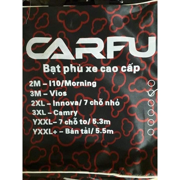 Bạt Trùm xe Ô tô bán tải 5D 3 lớp dày dặn, LỚP TRONG CÙNG CÓ BÔNG CHỐNG XƯỚC XE