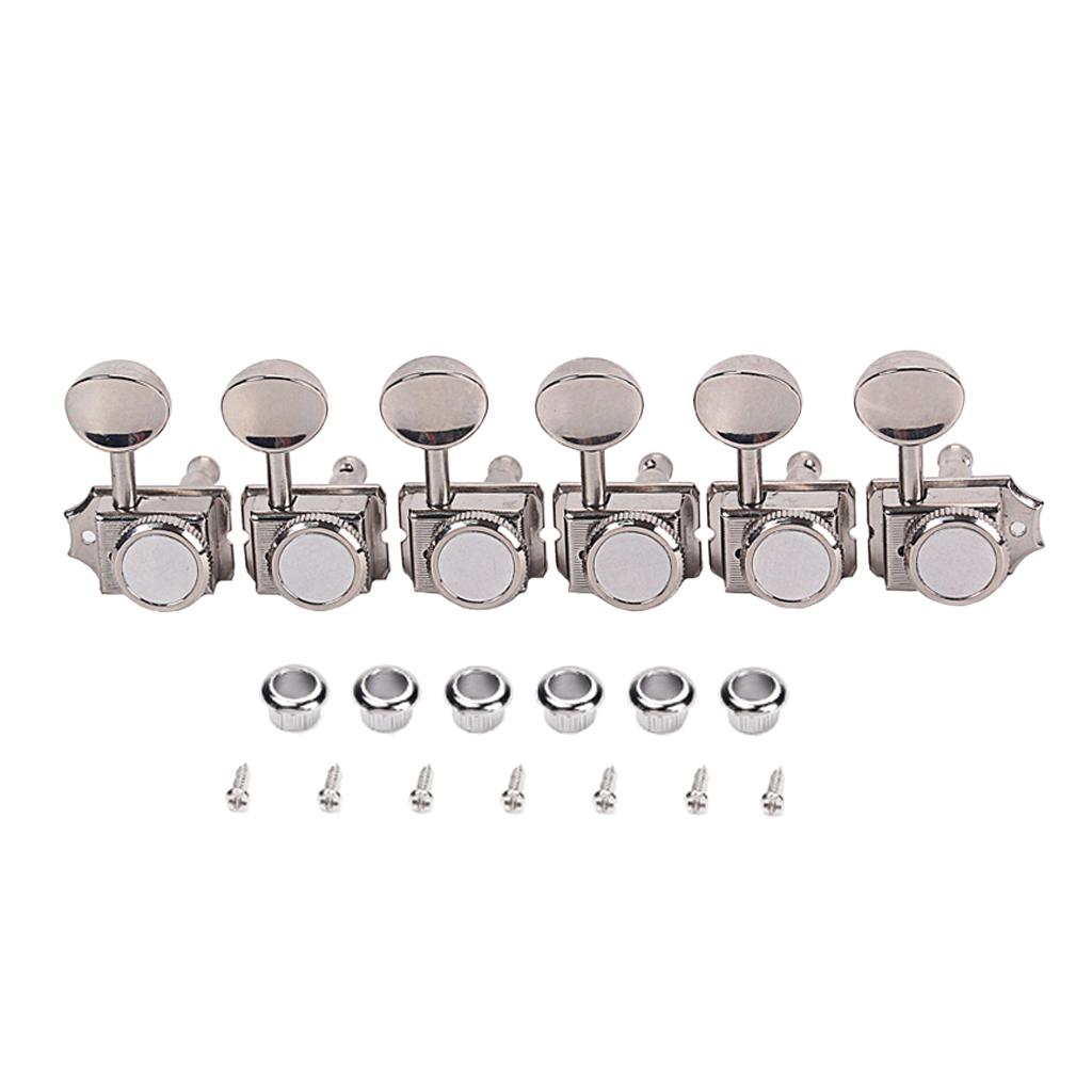 Set of 6 Guitar Tuners Tuning Pegs 6R with Lock for Vintage Style ST TL Electric Guitar Parts