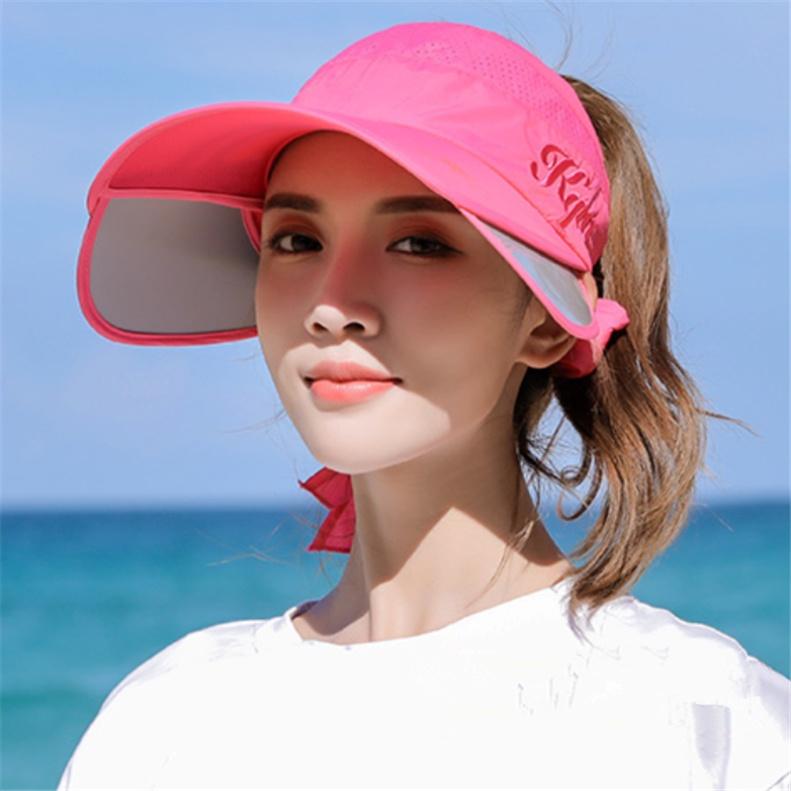 Nón Golf, Mũ Golf Vành Rộng Hở Đầu Chống Tia UV Cao Cấp Dành Cho Nữ