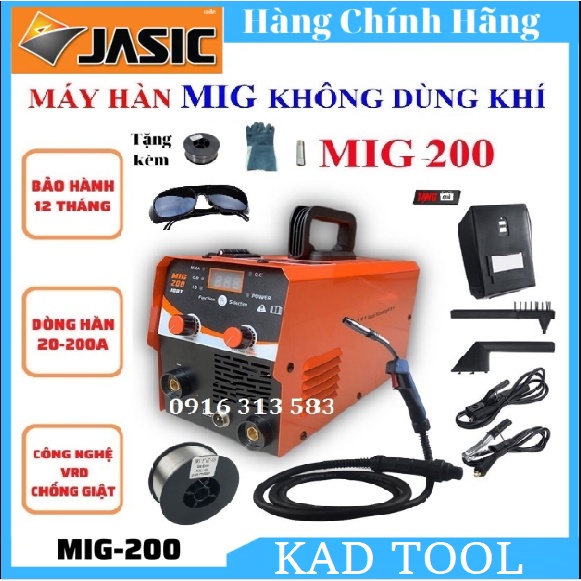 Máy hàn kadusun, Máy hàn không dùng khí 2 chế độ hàn Arc/ Mig, Công nghệ Inventer +IGBT + VRD Hàng Chuyên Dụng