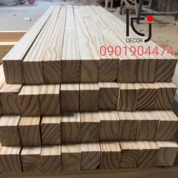 THANH GỖ THÔNG DÀI 95x3x4 CM LÁNG MỊN 4 MẶT