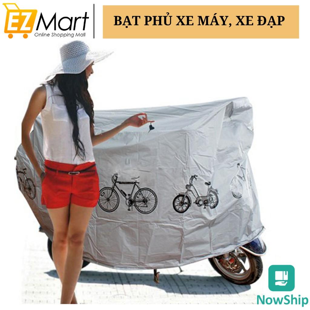 Bạt Phủ Xe Máy, Xe Đạp In Hình Đẹp - Chinh Phục Mọi Thời Tiết