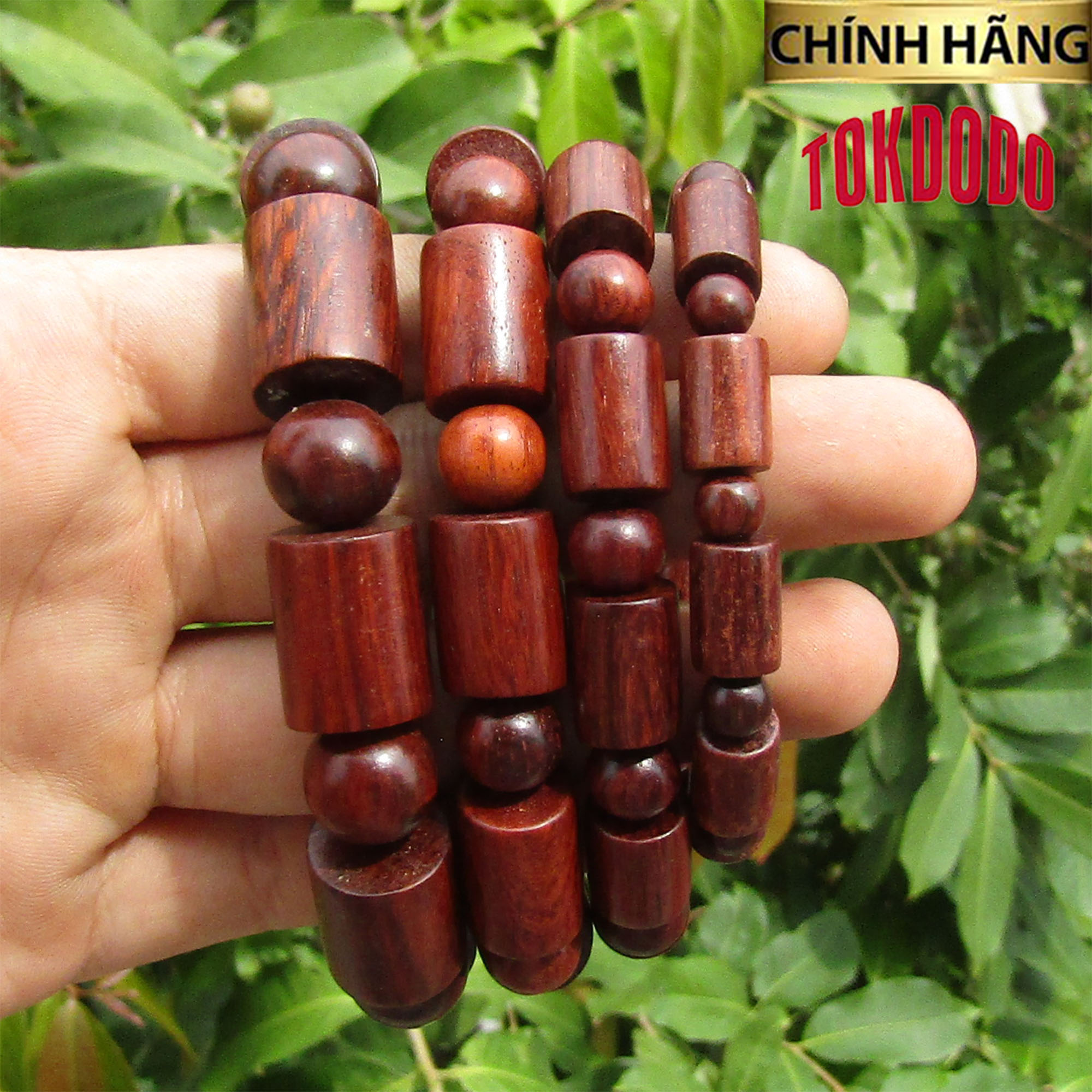 Vòng Gỗ Cẩm Đỏ TOKDODO Đủ Size