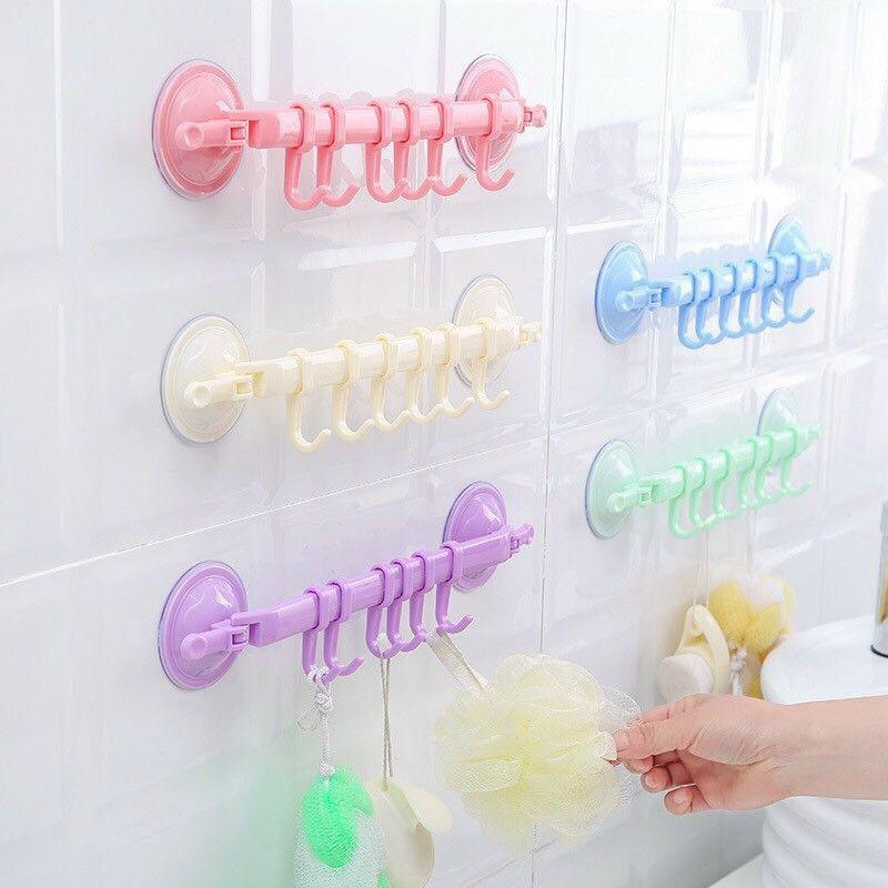 D205 bộ móc treo tường nhà tắm hút chân không