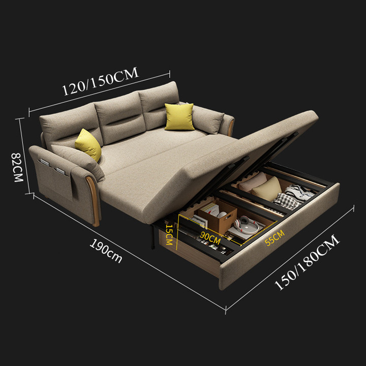 Sofa giường gấp gọn 2 trong 1