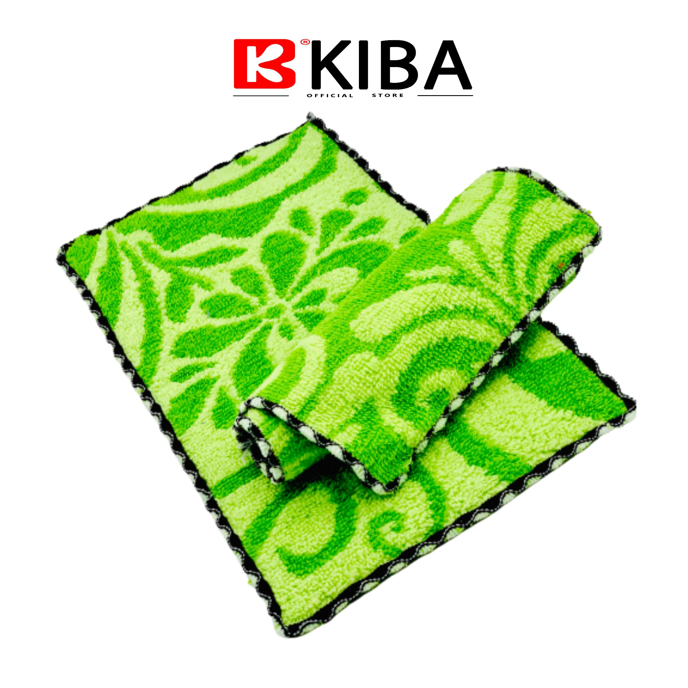 Khăn Lau Bàn, Lau Bếp, Lau Bát, Ấm Chén KIBA  Cỡ 15cm x 25cm Sợi Cotton 100% Thấm Hút Vượt Trội, Tiện Lợi, Nhiều Công Năng, Dễ Sử Dụng