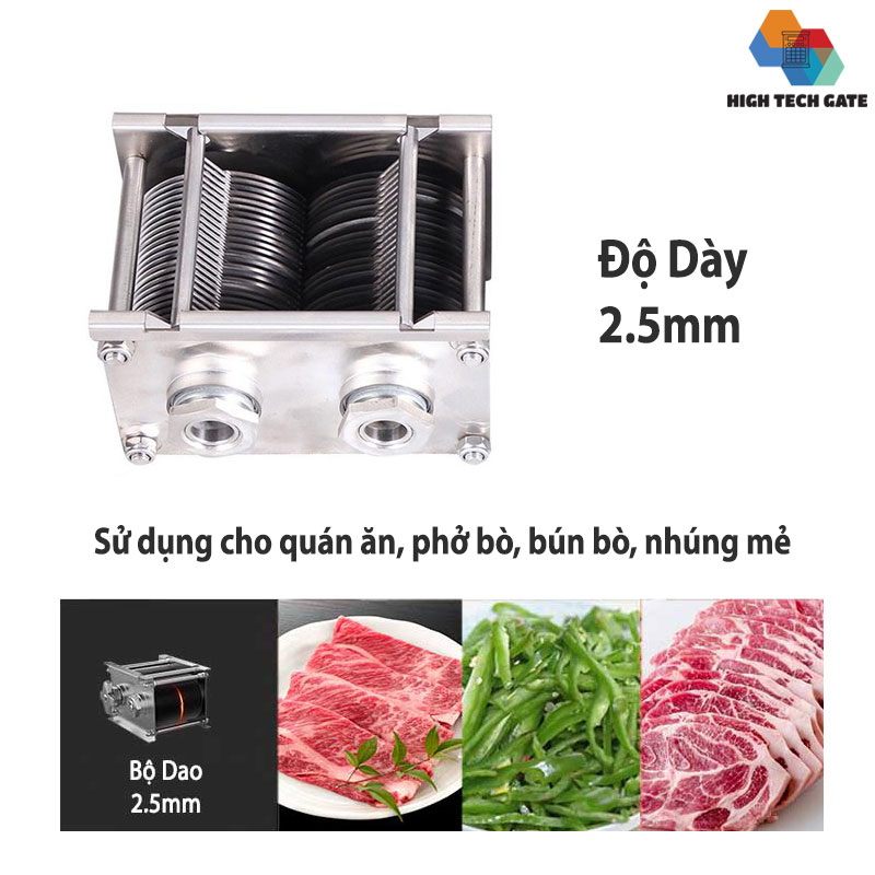 Bộ dao dùng cho máy thái thịt tươi sống Inox EY110 (phụ kiện mua thêm)