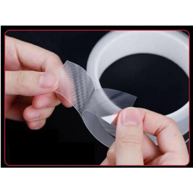 Cuộn Các Bon Trắng Vân Các Bon 5D Chống Trầy Xước Xe